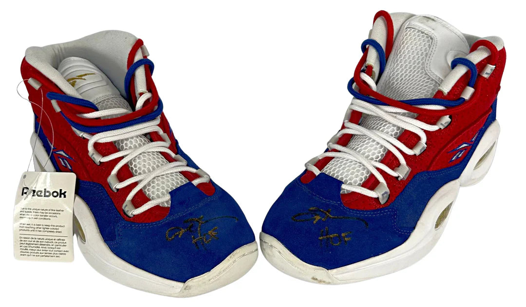 Allen Iverson Signed “Retirement” Rare Sneakers – JSA Authenticated
