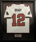 Tom Brady Signed Framed Authentic Buccaneers Jersey – Fanatics Authenticated